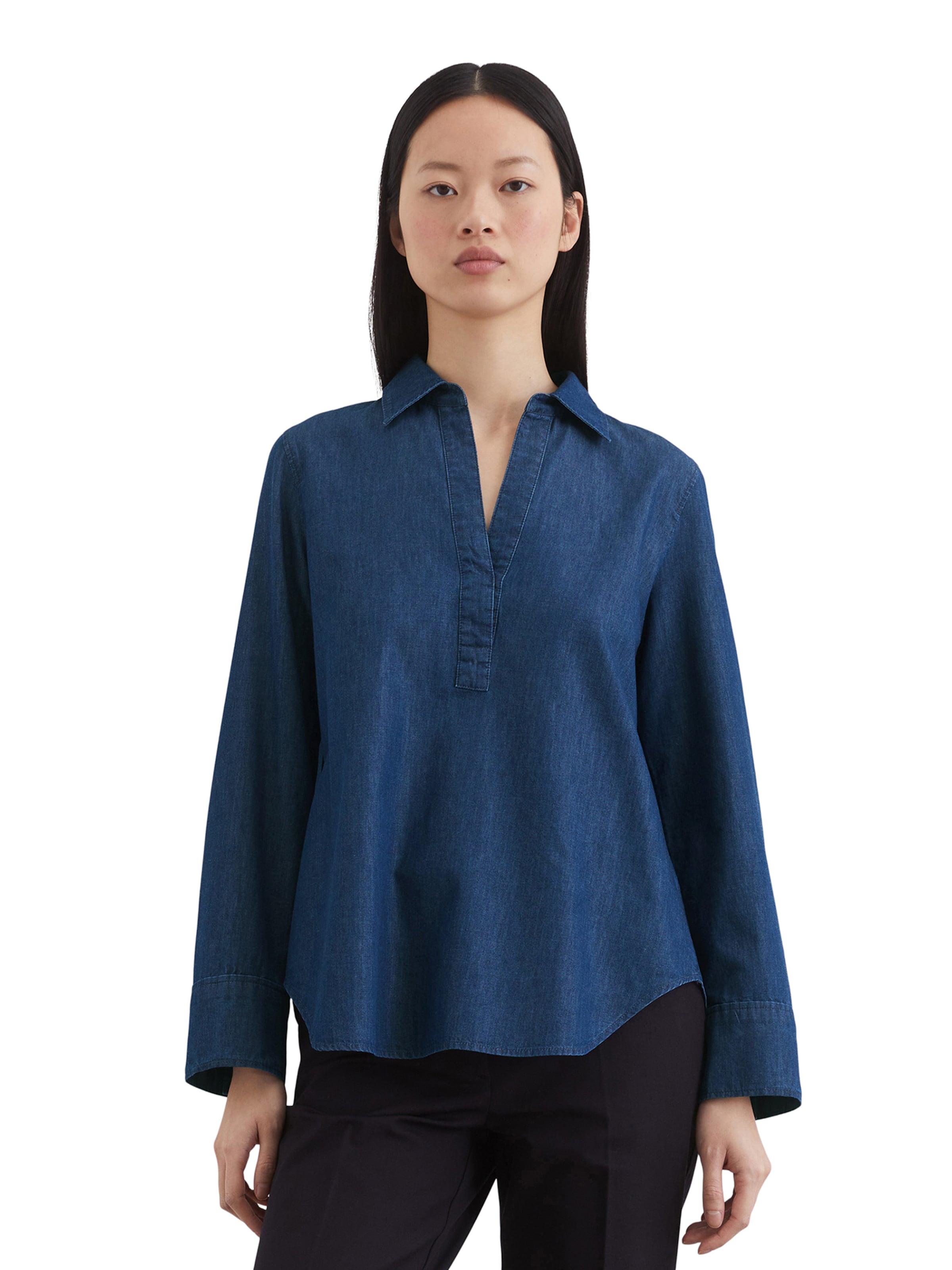 Marc O'Polo Bluse i blå: forside