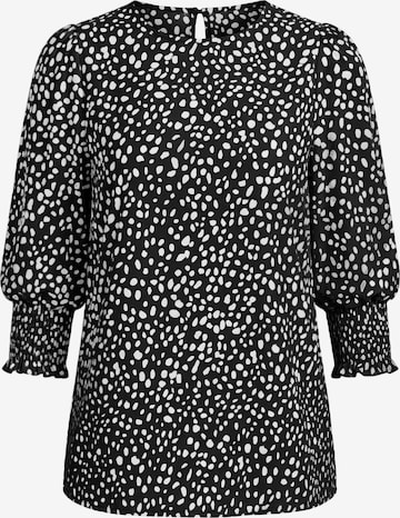 Imily Bela Bluza | črna barva: sprednja stran