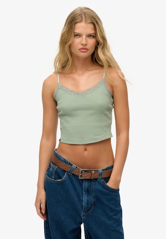 Haut 'Essentials' Superdry en vert : devant