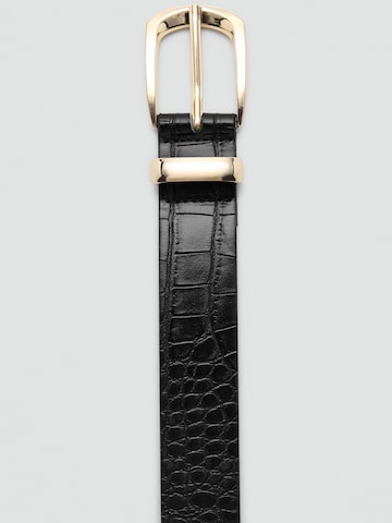 MANGO Opasek 'NORA' – černá