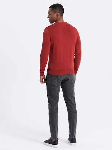 Ombre Pullover 'OM-Swos-0108' in Rot