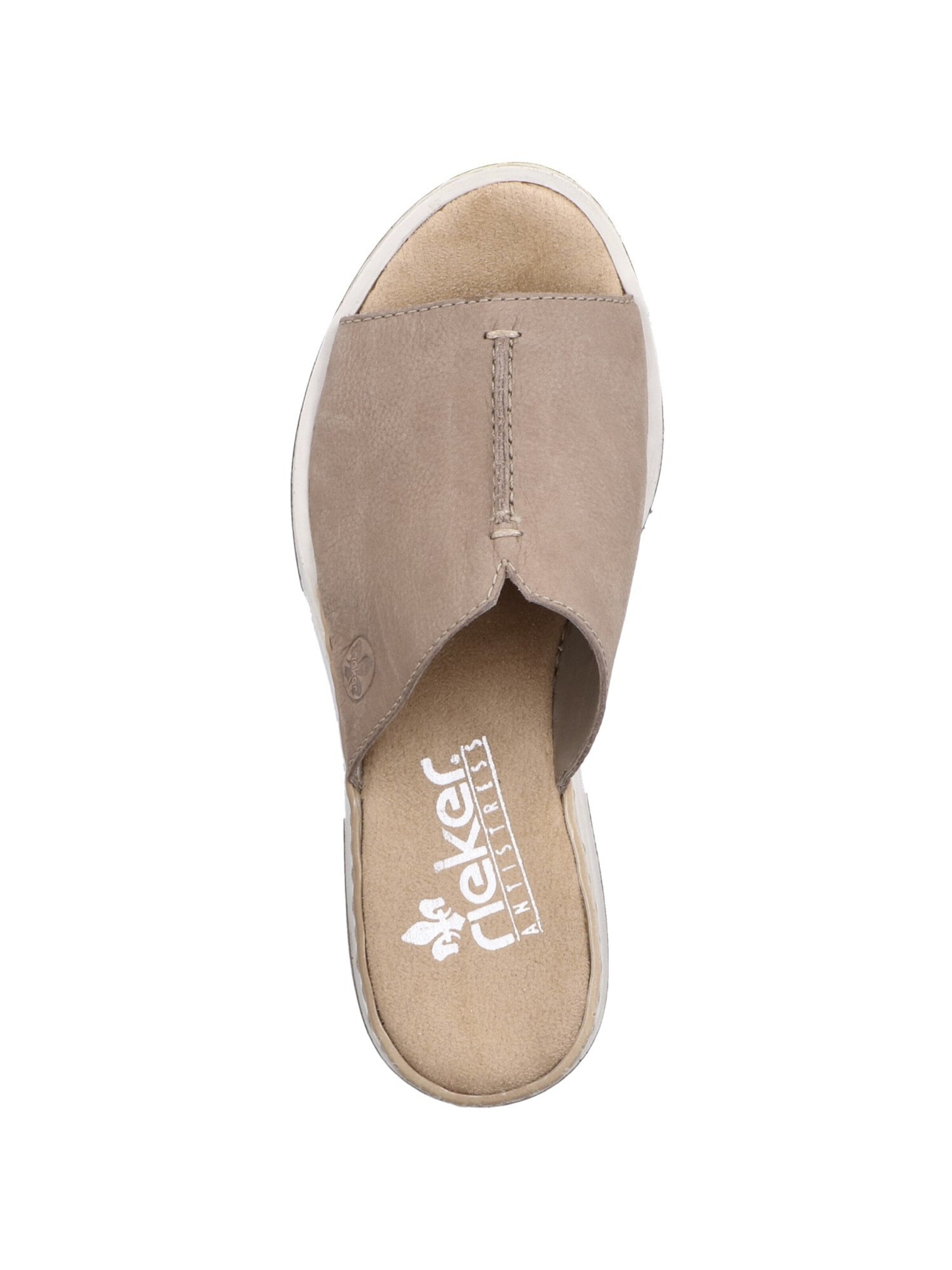 Frauen Sandalen RIEKER Pantolette in Beige - VV41451 Frauen Sandalen RIEKER Pantolette in Beige - VV41451