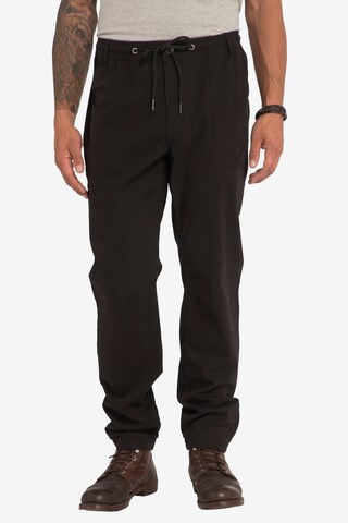 Regular Pantalon cargo JP1880 en noir : devant