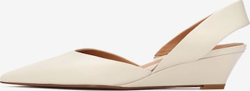 balta Kazar Vakariniai bateliai: priekis