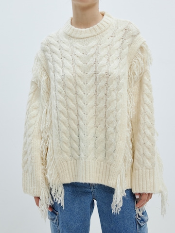 EDITED Pullover 'Klara' - (GRS) in Beige: predná strana