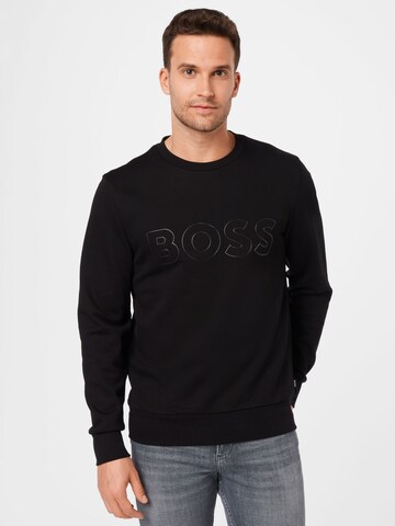 BOSS Black Sweatshirt 'Stadler' in Schwarz: predná strana