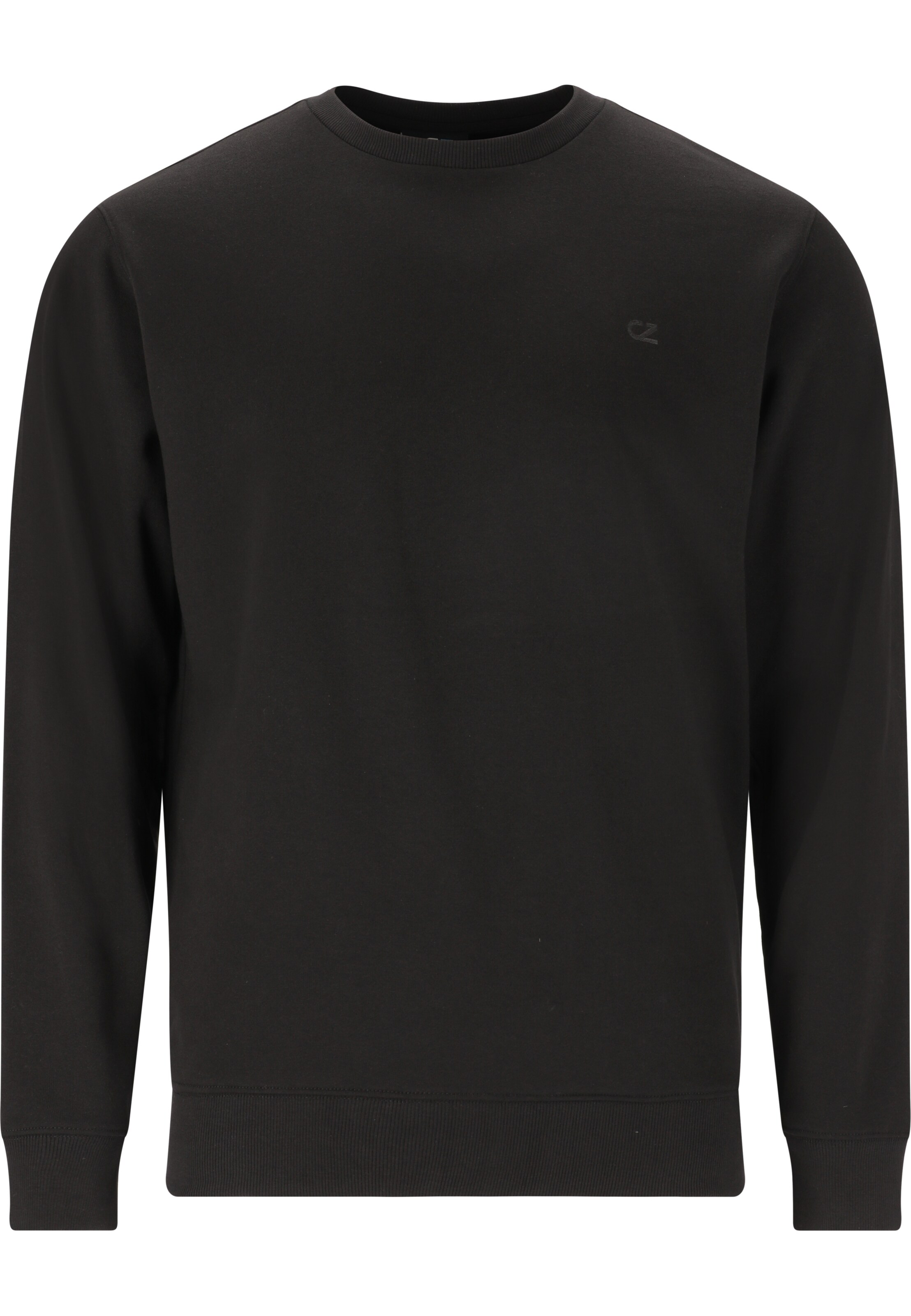 Cruz Sweatshirt 'Fultan' in Zwart: voorkant