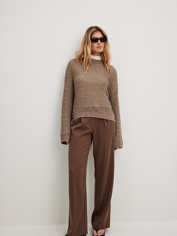 NA-KD Sweater in Brown