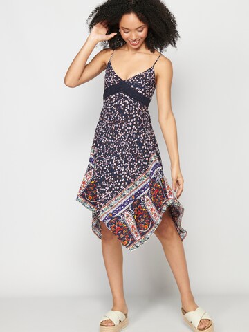 KOROSHI Dress in Mixed colours: front