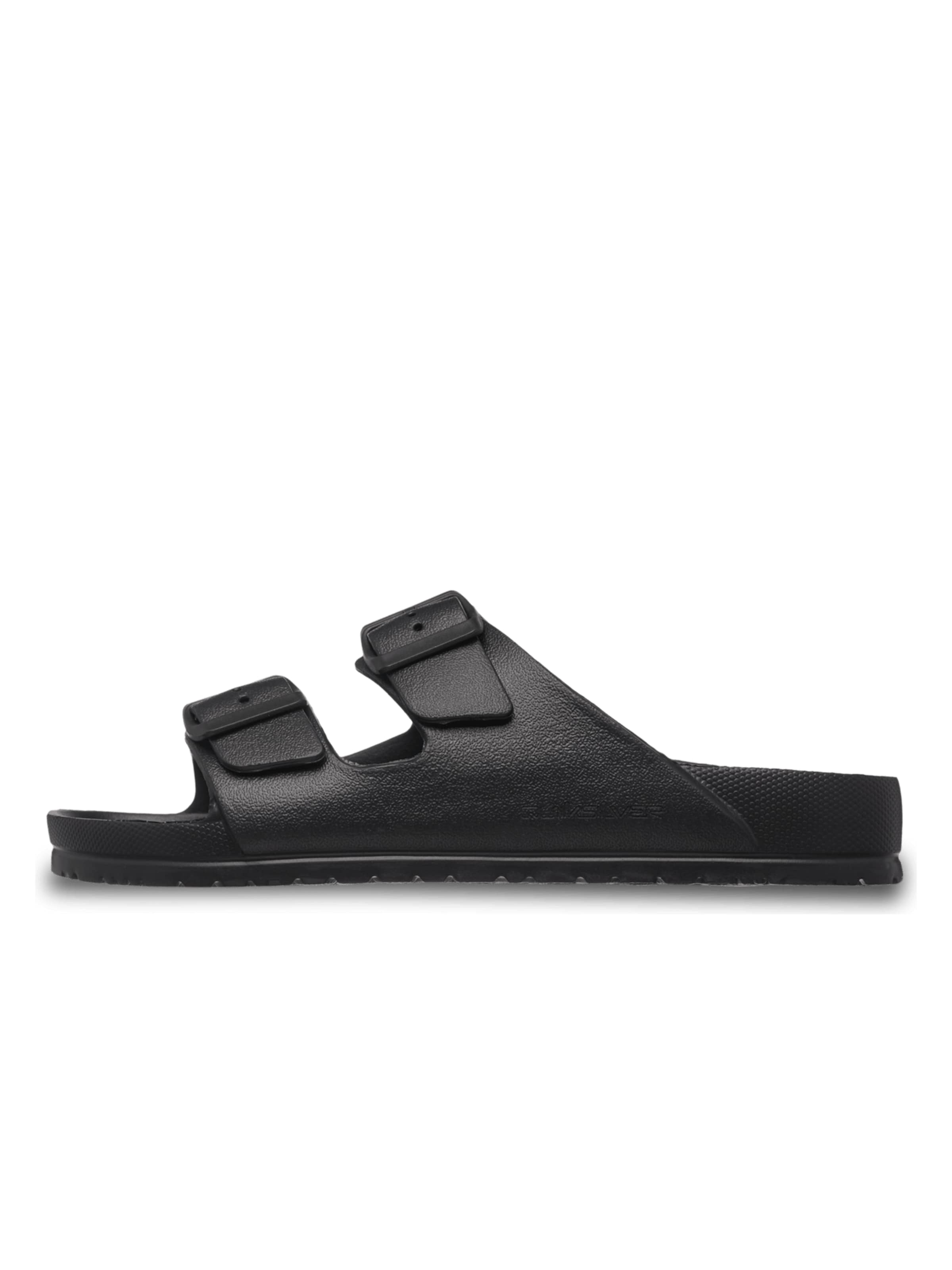 QUIKSILVER Pantolette 'Embark' in Schwarz: Vorderseite