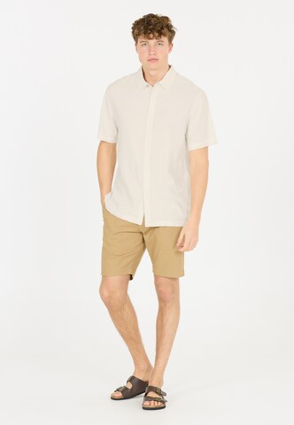Cruz Regular fit Button Up Shirt 'Micky' in White