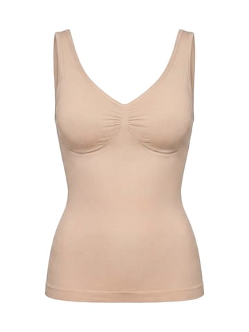 SNOCKS Shaping Top in Beige: front