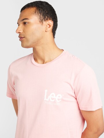 Lee T-Shirt 'SS TEE' in Pink