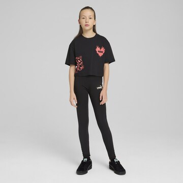 PUMA Skinny Leggings 'Flaming Love' in Zwart