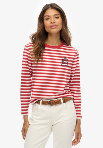 T-shirt Superdry en rouge : devant