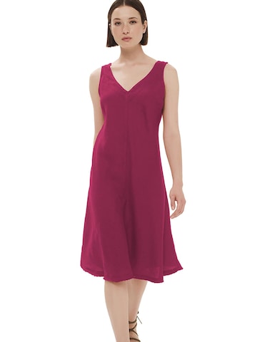 Haris Cotton Sommerkleid 'V Neck Linen Cami Dress'‌‌‌‌‌ in Lila
