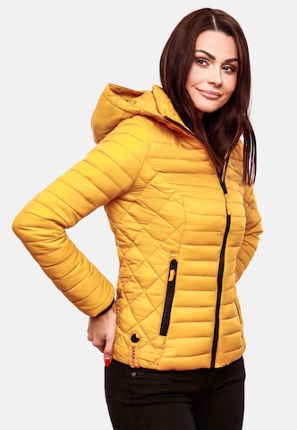 MARIKOO Between-season jacket 'Samtpfote' in Yellow