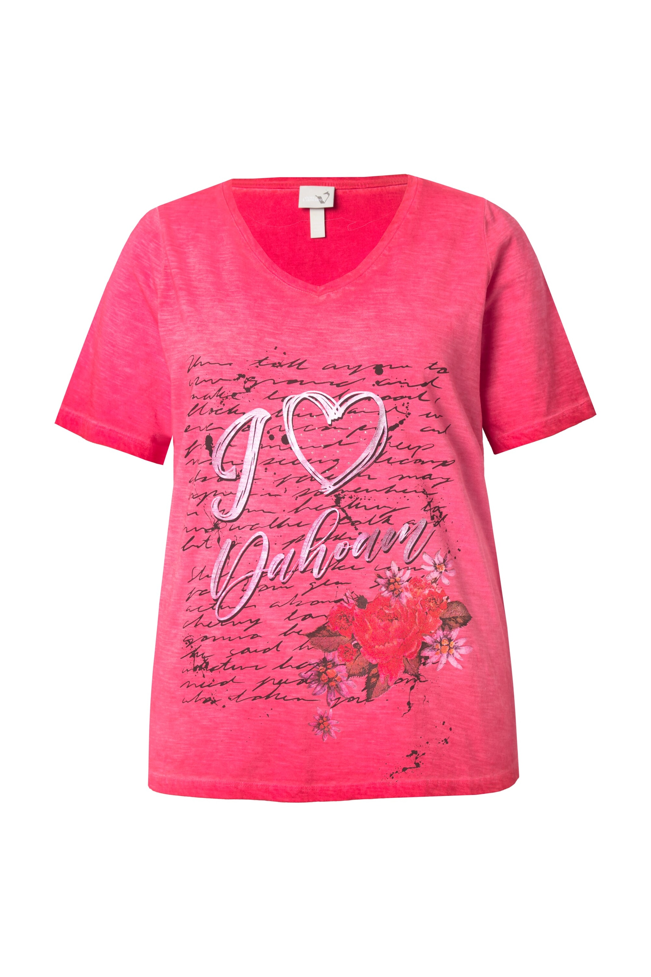 Ulla Popken Shirt in Rot: Vorderseite