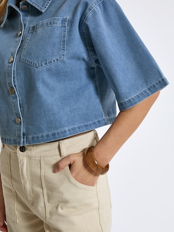 Camicia da donna 'Evina' di minus in blu