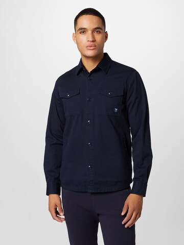 Barbour Beacon Regular fit Button Up Shirt in Blue: front