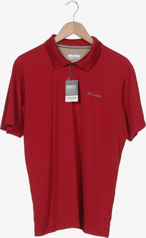 COLUMBIA Poloshirt L in Rot: predná strana