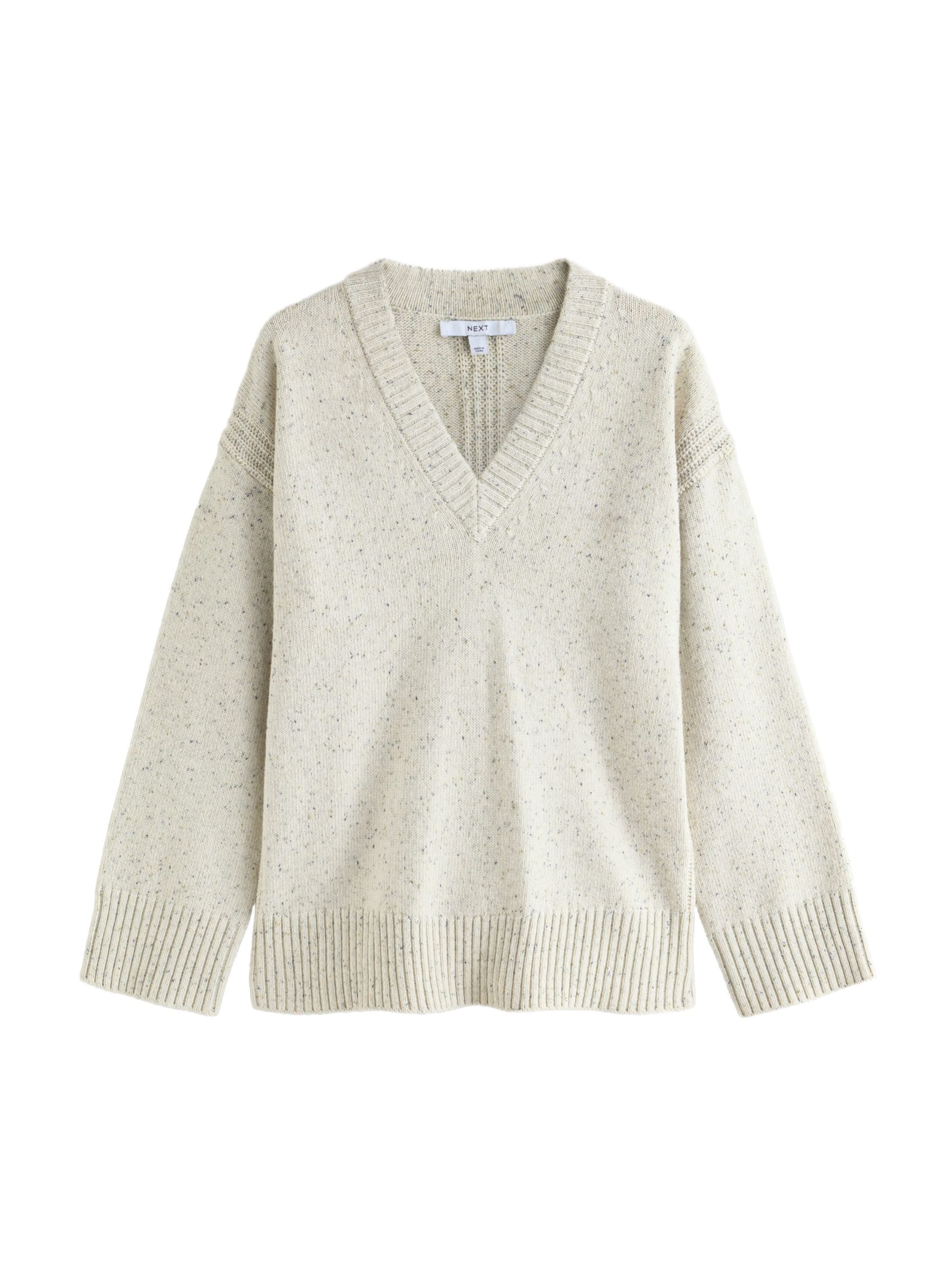Pull-over Next en beige : devant