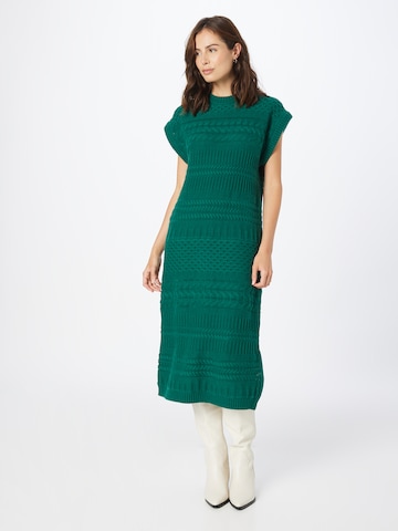 Esmé Studios Knitted dress 'Mary' in Green: front