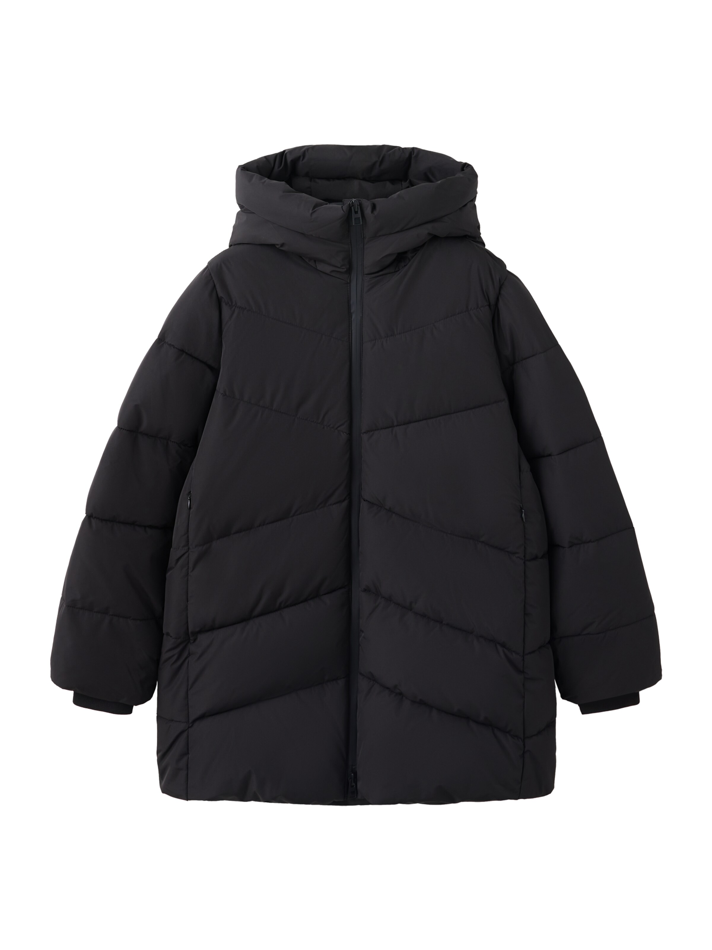 MANGO Winterjas 'TOKYO' in Zwart: voorkant