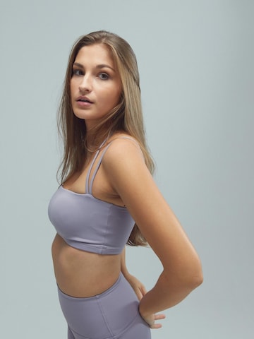 DRILLS Apparel Bandeau Sport bh 'ACTIVE Bandeau Bra' in Lila