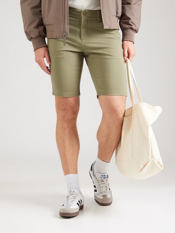 JACK & JONES tavaline Chino-püksid 'Bowie', värv roheline: eest vaates