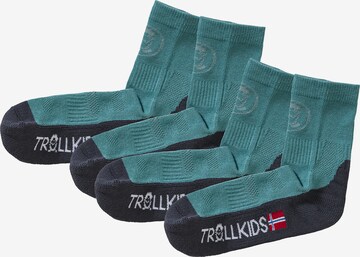 TROLLKIDS Socken 'TREKKING II' in Grün: predná strana