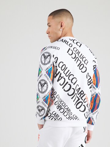 Carlo Colucci Sweatshirt in White: back