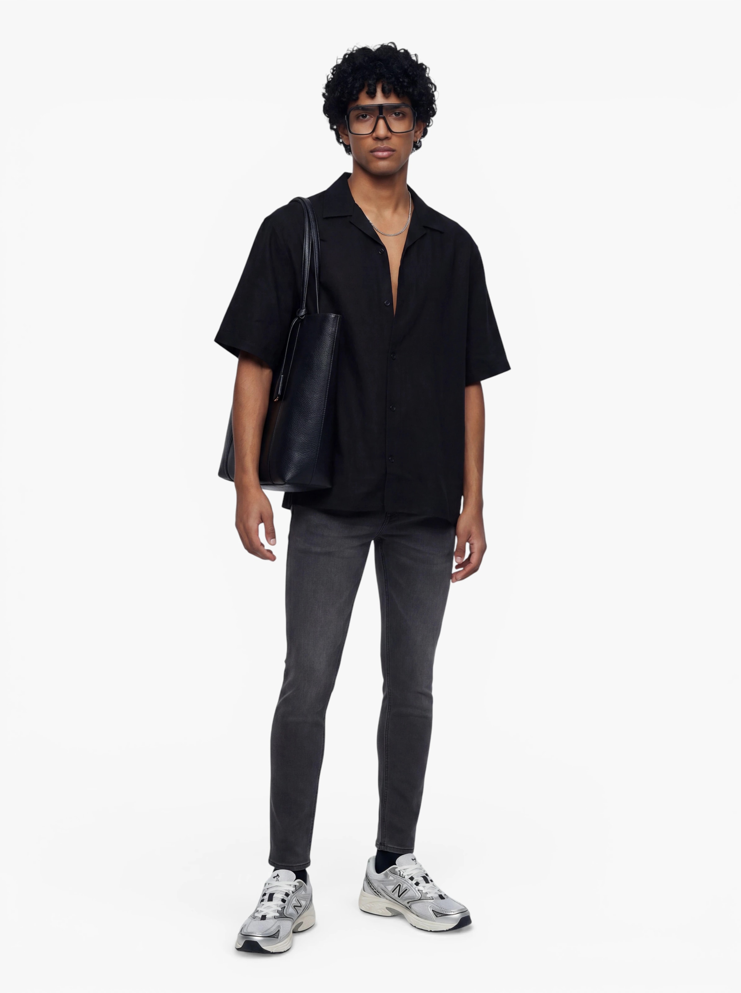 Only & Sons Skinny Jeans 'ONSWarp' in Schwarz