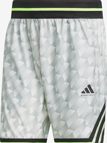 Loosefit Pantalon de sport 'Crazy Lite' ADIDAS PERFORMANCE en gris : devant