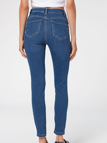 CALZEDONIA Skinny Jeans in Blau