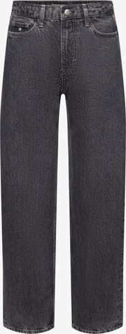 ESPRIT Loosefit Jeans in Zwart: voorkant