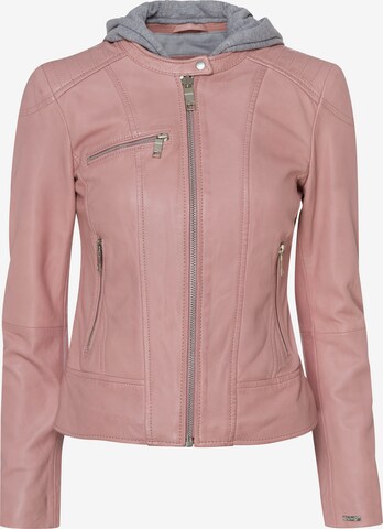 Maze Lederjacke in Pink: predná strana