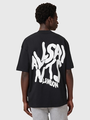 T-Shirt AllSaints en noir : devant