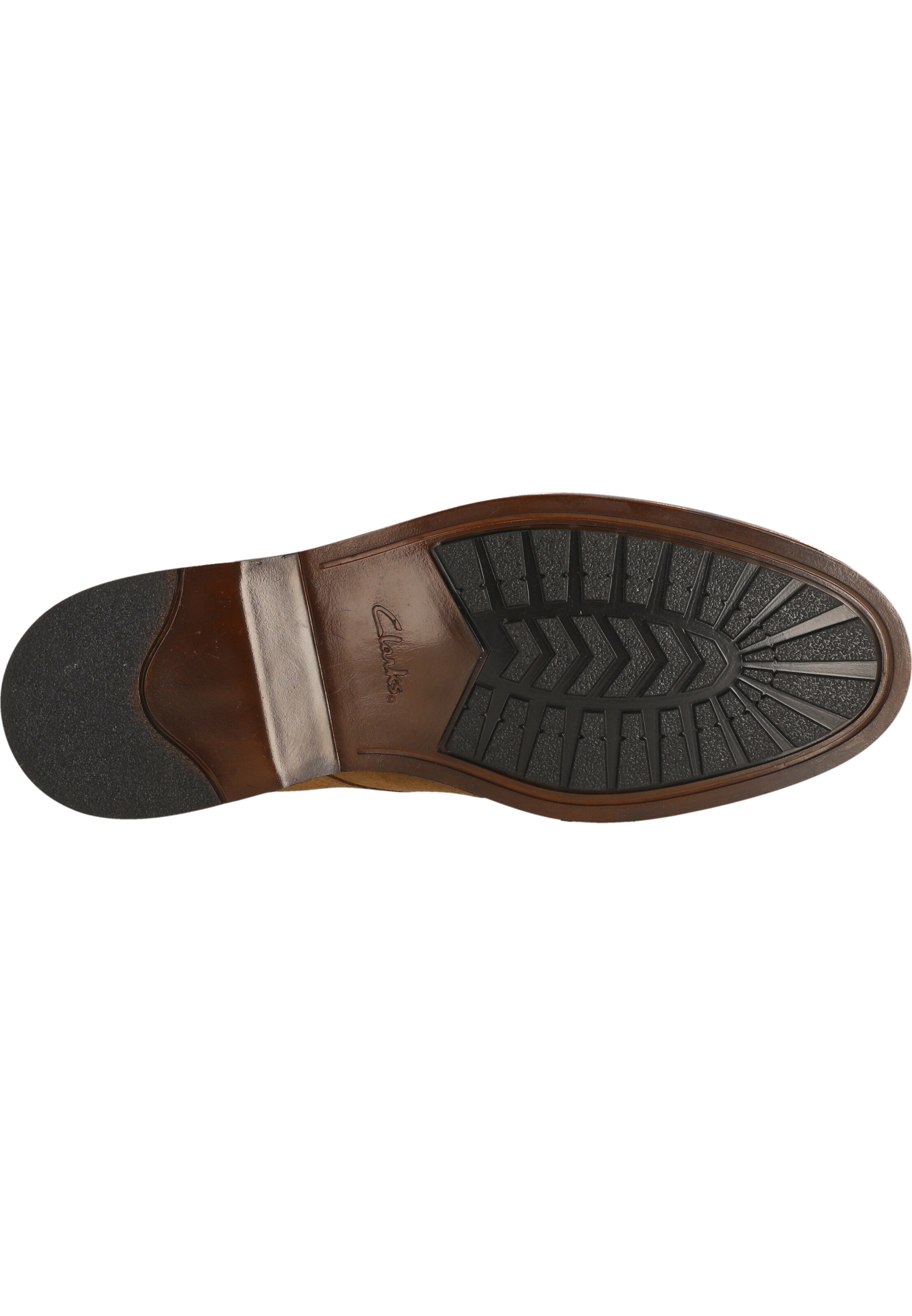 CLARKS Lace-up shoe 'Aldwin' in Brown