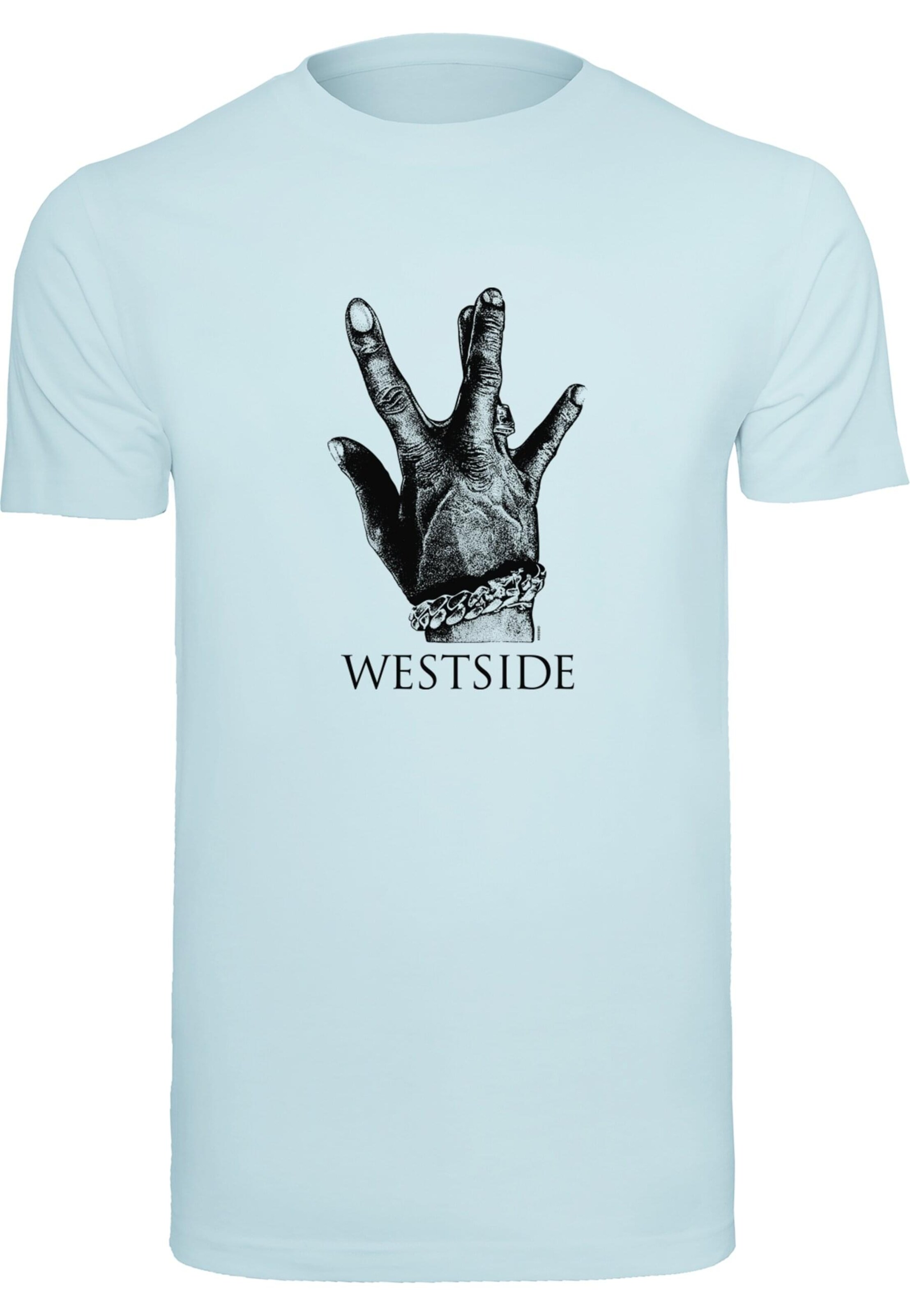 Mister Tee Tričko 'Westside Connection' - Modrá: predná strana
