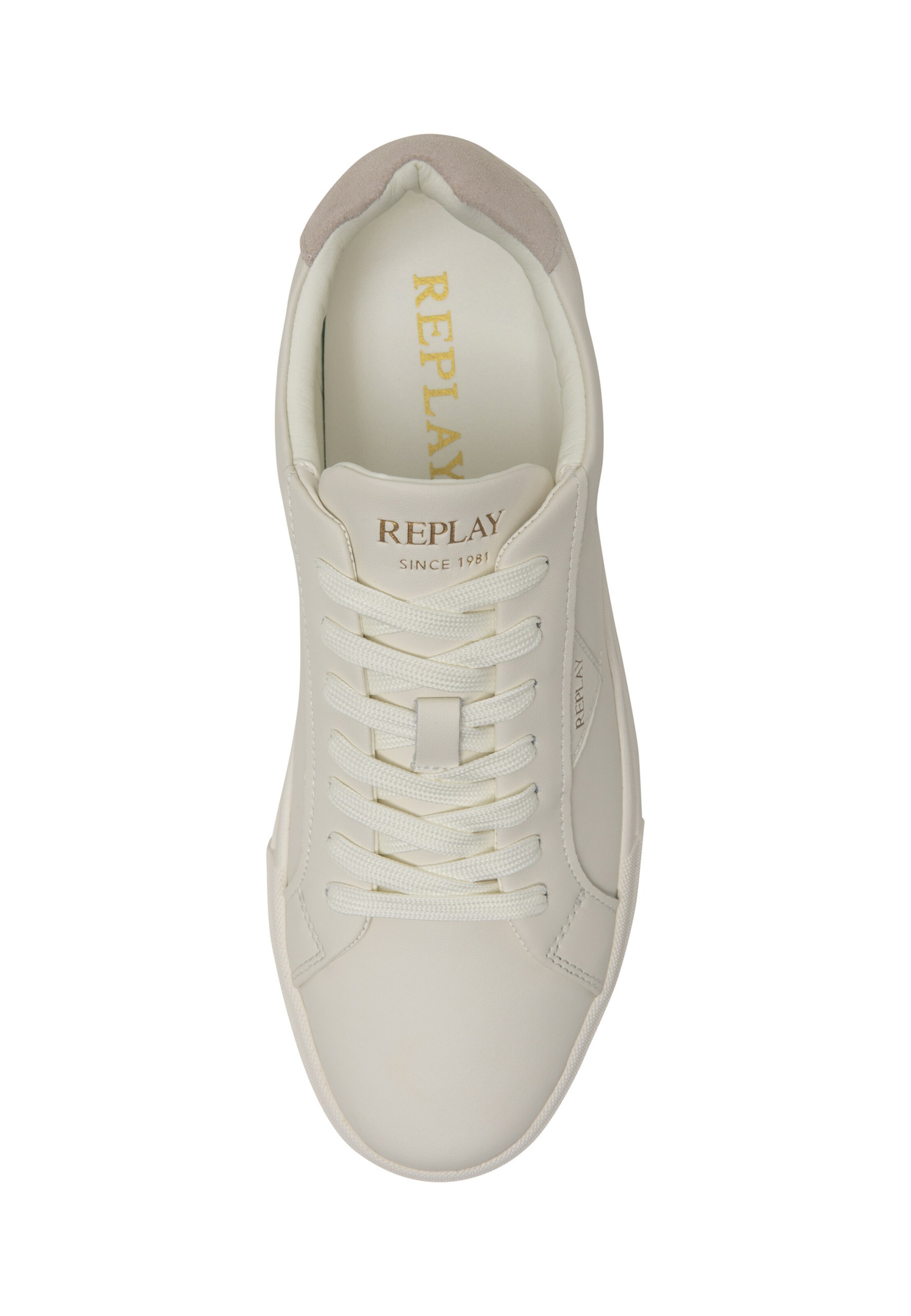 REPLAY Platform trainers 'Evan' in White