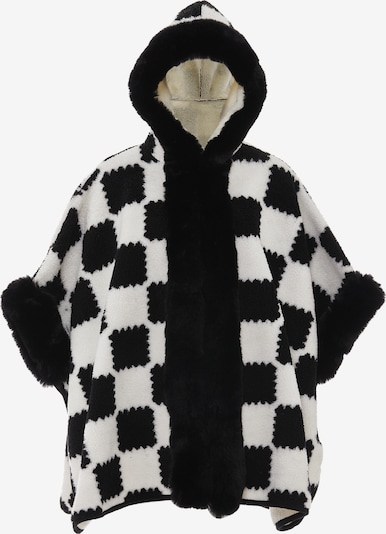 CHANI Poncho in schwarz / wollweiß, Produktansicht