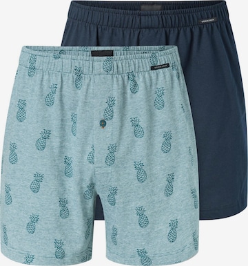 SCHIESSER Boxershorts ' Basic ' in Blau: Vorderseite