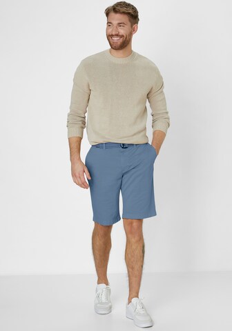 REDPOINT Slimfit Chinohose in Blau