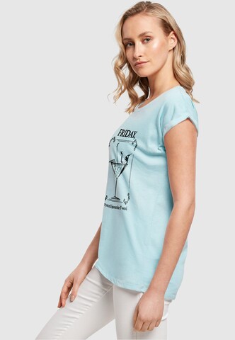 Mister Tee Shirt 'F-Word' in Blauw