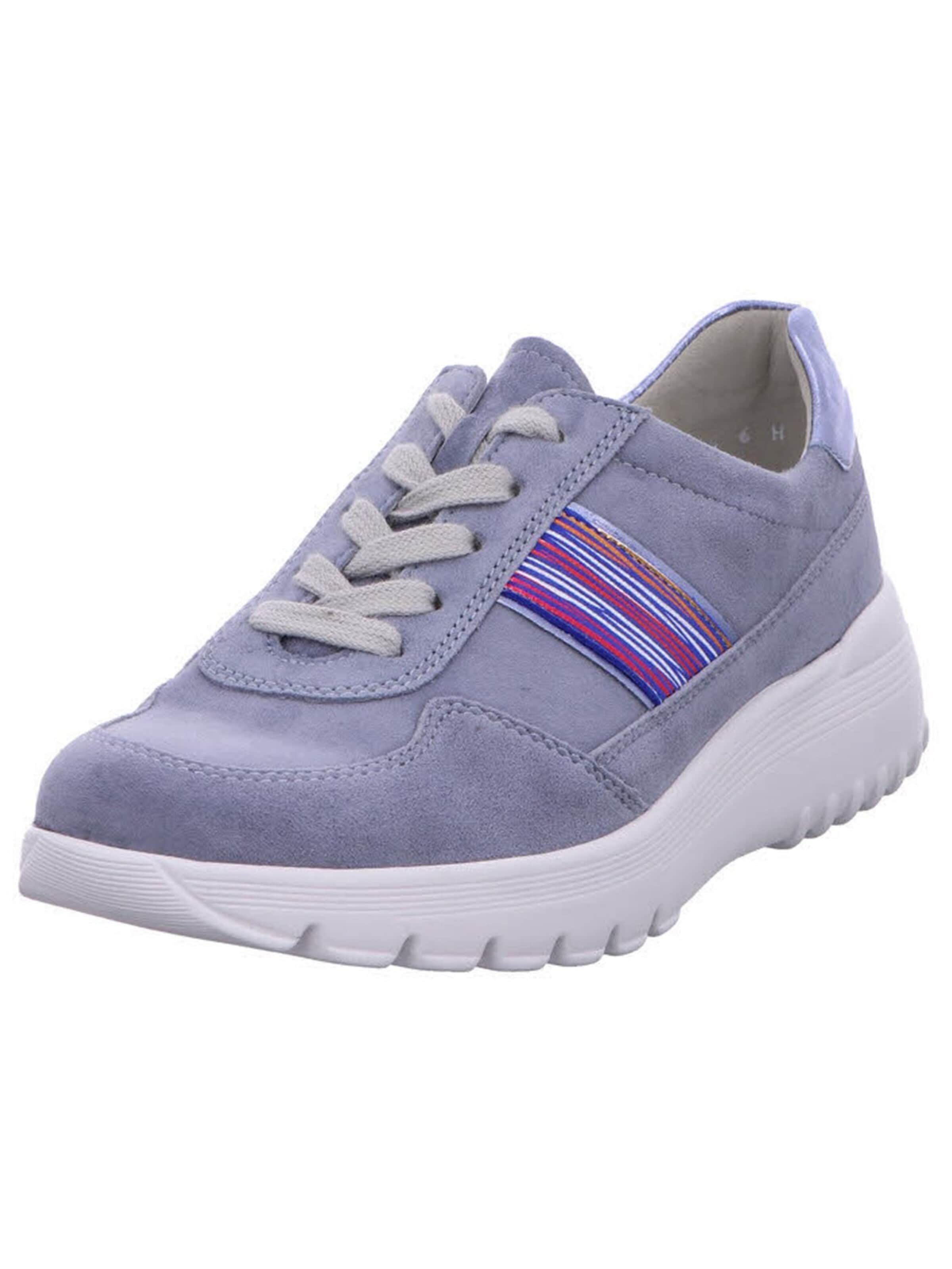 SEMLER Låg sneaker 'Sneaker Low Damen A3015-313-159 Echtleder in grau' i grå: framsida