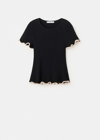 MANGO Pullover 'Vaporeto' in Schwarz