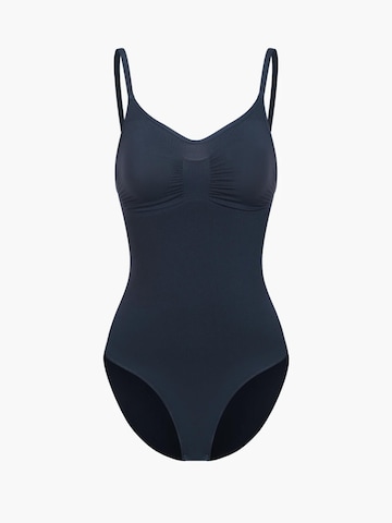 creamy Shapingbody 'Bodysuit Sculpting Shapewear mit Slip' in Blau: Vorderseite