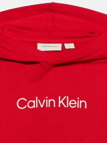 Felpa di Calvin Klein Jeans in rosso