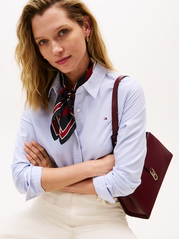 Écharpe 'HERITAGE' TOMMY HILFIGER en bleu
